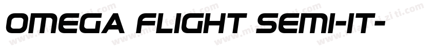 Omega Flight Semi-It字体转换